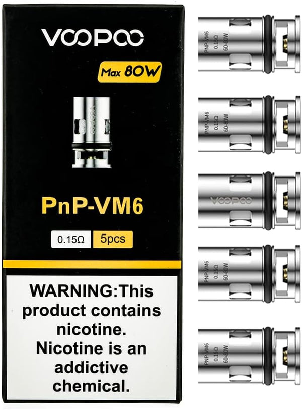 Voopoo PnP-VM6 0.15Ω Coil (Max 80W)