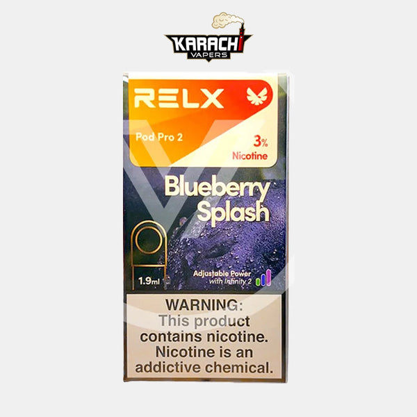 Relx Pre Filled Pod Bluebery Splash 30mg