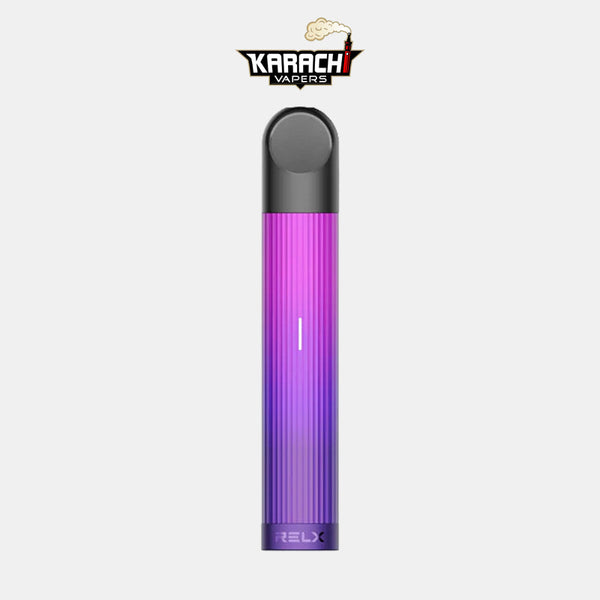 Relx Essential Starter Kit Neon Purple - Pre Filled Pod Kit