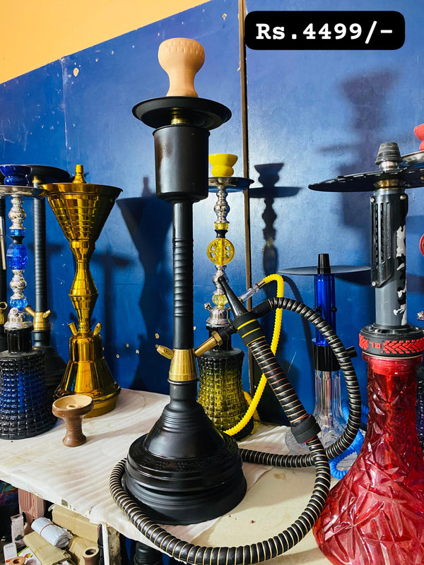 Now Available Steel Black Base sheesha